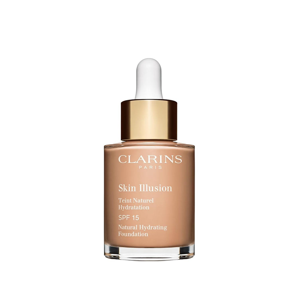Clarins Skin Illusion Shade 109: SPF15 Moisturizing Liquid Foundation - Natural Finish, Hydrating Face Makeup, 30ml Clarins Skin Illusion: SPF15 Moisturizing Foundation Clarins Skin Illusion, Moisturizing Foundation, SPF15 Foundation, Liquid Foundation with SPF, Natural finish foundation, Hydrating foundation, Clarins foundation shade 109, Face makeup with sun protection, liquid foundation, face makeup, sun protection, moisturizing, hydrating, natural finish, shade 109, makeup, cosmetics, beauty, gifts for
