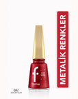 Flormar Star Shine Metallic Nail Polish in Burgundy Gleam 11ml