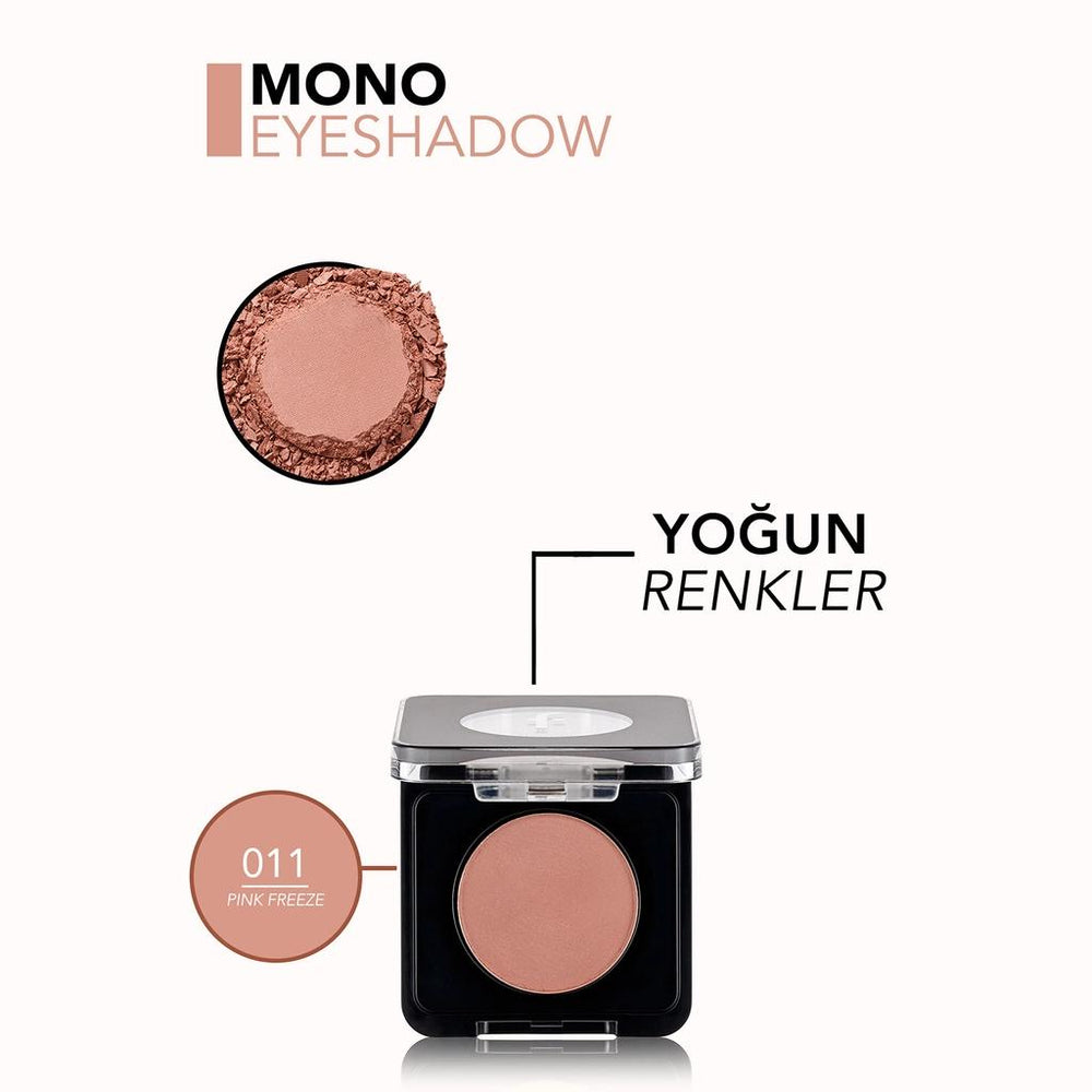 Flormar Mono High-Pigment Pearlescent Eyeshadow 011 Pink Freeze