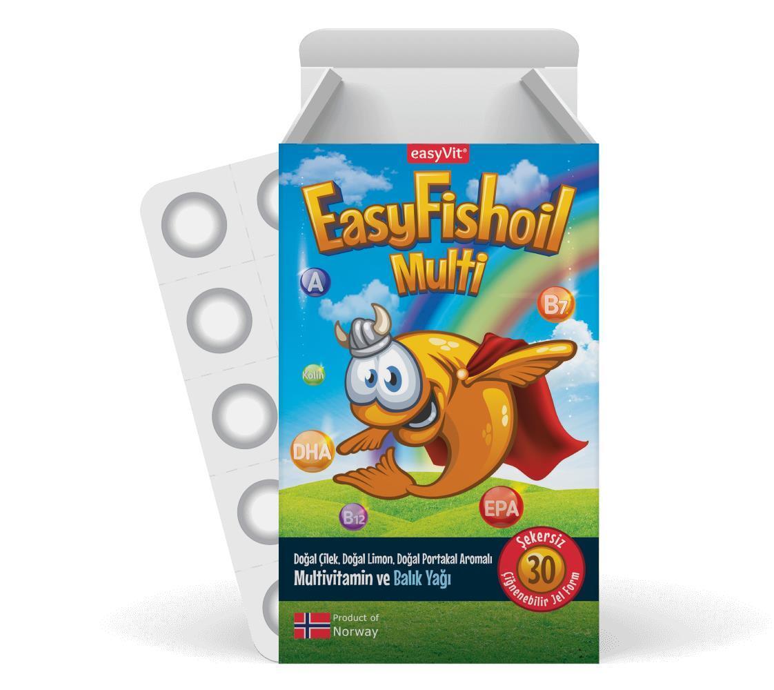 Easyvit Children's Multivitamin with Omega-3 - Chewable Vitamins for Kids Aged 4-10, Natural Fruit Flavors Easyvit Kids Multivitamin with Omega-3 - Healthy Growth Support children's multivitamin, omega-3 supplement for kids, chewable vitamins for children, natural fruit flavored vitamins, pediatric health supplements, kids health, dietary supplement, vitamin A, vitamin D3, omega-3 fatty acids, DHA, EPA, choline, multivitamin for kids aged 4-10