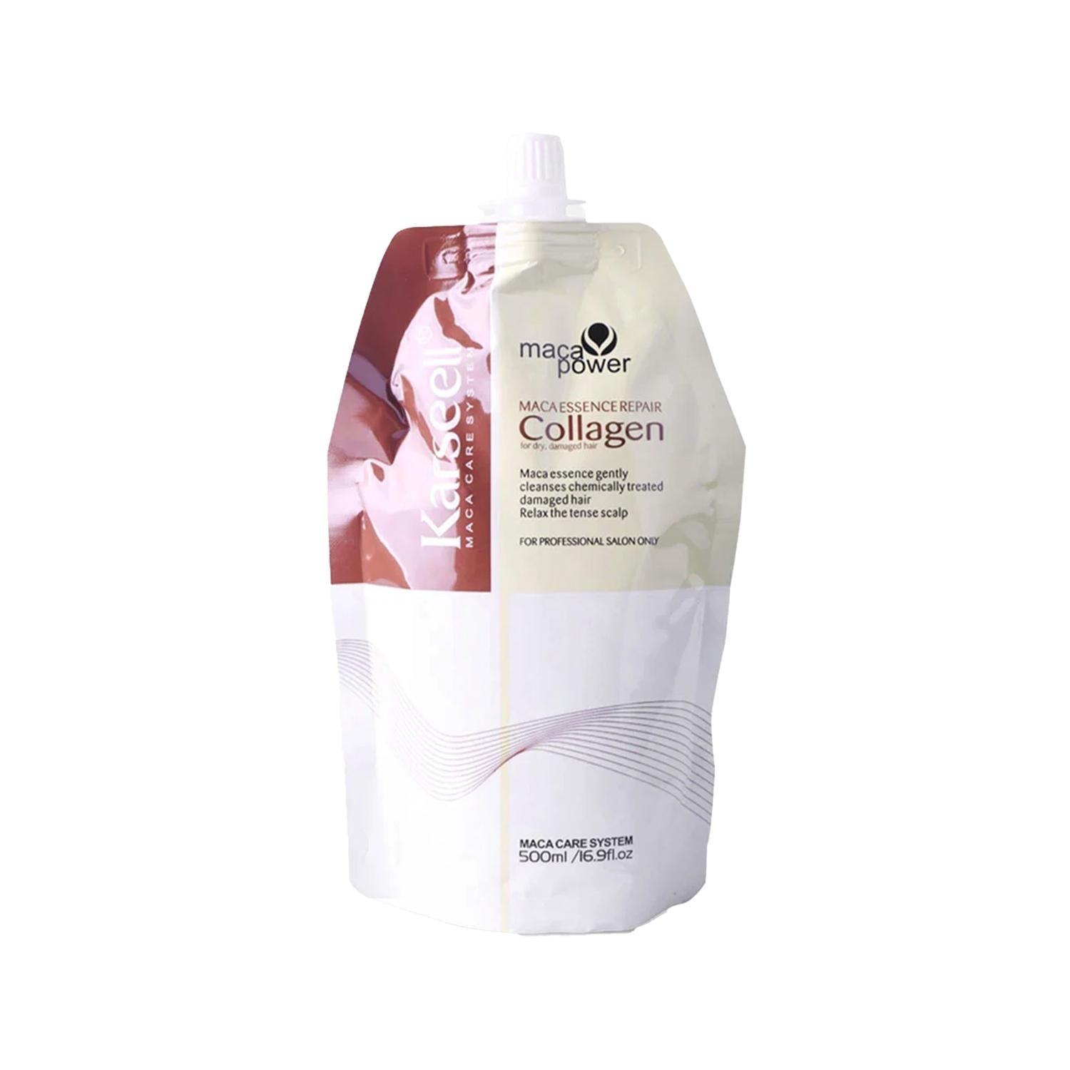 Karseell Hair Repair Mask with Maca Essence & Collagen - Nourishing & Repairing Treatment for Damaged Hair, 16.91 fl oz Karseell Hair Repair Mask with Maca Essence & Collagen hair repair mask, collagen hair treatment, maca essence hair care, damaged hair repair, Karseell hair products, hair care, hair nourishment, hair growth, hair repair, collagen, maca essence, hair mask, dry hair treatment, damaged hair care