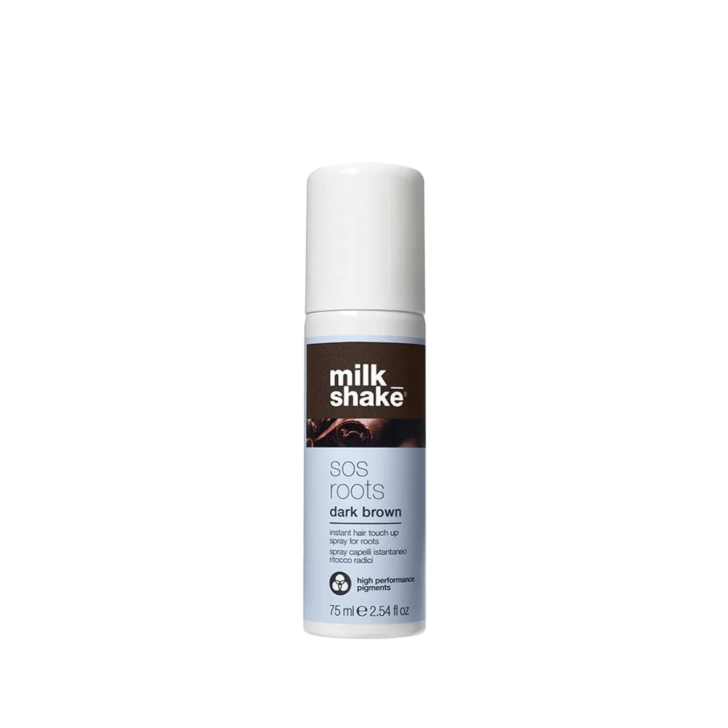 milk_shake Sos Roots Dark Brown Hair Color - 75 ml Temporary Hair Dye for Dark Brown Hair milk_shake Sos Roots Dark Brown Hair Color - 75 ml milk_shake Sos Roots, Dark Brown hair color, temporary hair color, semi-permanent hair dye, hair tinting product, 75 ml hair care product, hair dye, hair color, dark brown hair, temporary hair dye, semi-permanent hair color, hair care, beauty products, cosmetics