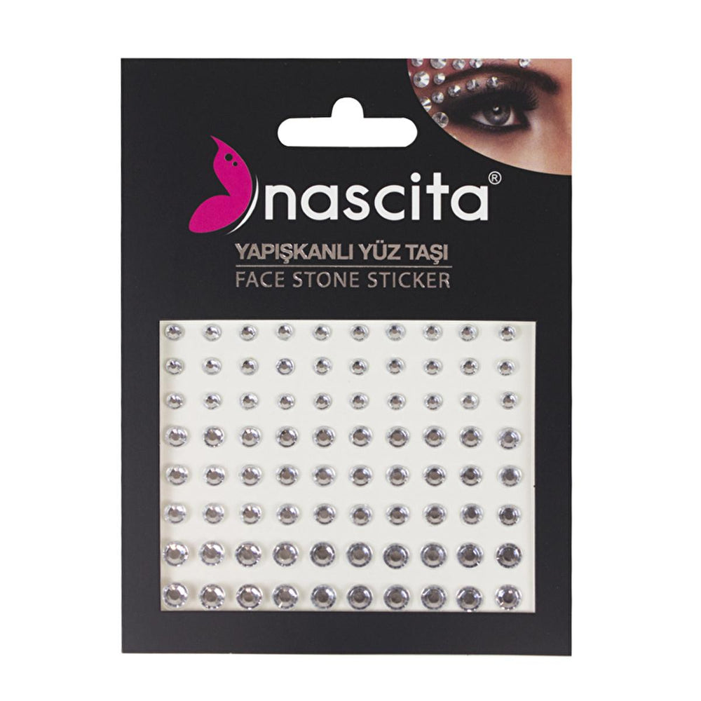 Nascita Face Jewels 11 - Temporary Facial Decorations, Adhesive Face Gems for Special Occasions & Everyday Wear