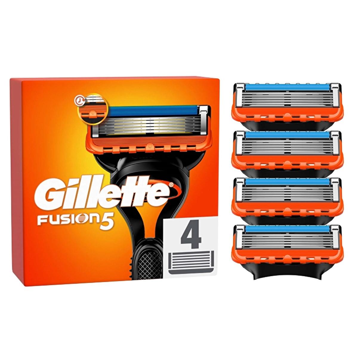 Gillette Fusion 4-Pack Replacement Shaving Blades for Men - Close Shave, Anti-Friction Blades, Precision Trimmer Gillette Fusion Replacement Blades - Close Shave Gillette Fusion Replacement Blades, Shaving Blades for Men, Gillette Fusion 4 Pack, Men's Shaving Essentials, Replacement Razor Blades, Shaving Essentials, Men's Grooming, Razor Blades, Gillette Fusion, ProGlide, ProShield
