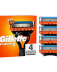 Gillette Fusion 4-Pack Replacement Shaving Blades for Men - Close Shave, Anti-Friction Blades, Precision Trimmer Gillette Fusion Replacement Blades - Close Shave Gillette Fusion Replacement Blades, Shaving Blades for Men, Gillette Fusion 4 Pack, Men's Shaving Essentials, Replacement Razor Blades, Shaving Essentials, Men's Grooming, Razor Blades, Gillette Fusion, ProGlide, ProShield