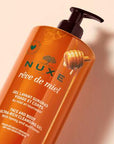 Nuxe Reve De Miel Ultra-Rich Cleansing Gel - 750ml Face & Body Wash for Dry, Sensitive Skin - Hydrating, Nourishing, Gentle, & Long-Lasting Nuxe Reve De Miel Cleansing Gel: Hydrate Dry Skin! Nuxe Reve De Miel, Ultra-Rich Cleansing Gel, Face and Body Wash, Dry Skin Cleanser, Nourishing Cleansing Gel, Gentle Body Wash, Hydrating Face Wash, cleansing gel, face wash, body wash, dry skin, sensitive skin, nourishing, hydrating, gentle, moisturizing, skincare, beauty, personal care, bath, shower, Reve De Miel, hon