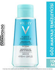 Vichy Purete Thermale Dual-Phase Eye Makeup Remover - Gentle, Effective, and Hypoallergenic Makeup Removal for Sensitive Eyes Vichy Purete Thermale Eye Makeup Remover - Gentle & Effective makeup remover, eye makeup remover, dual-phase makeup remover, Vichy Purete Thermale, hypoallergenic skincare, gentle makeup removal, sensitive skin, thermal water, paraben-free, eye-friendly cleansing agents