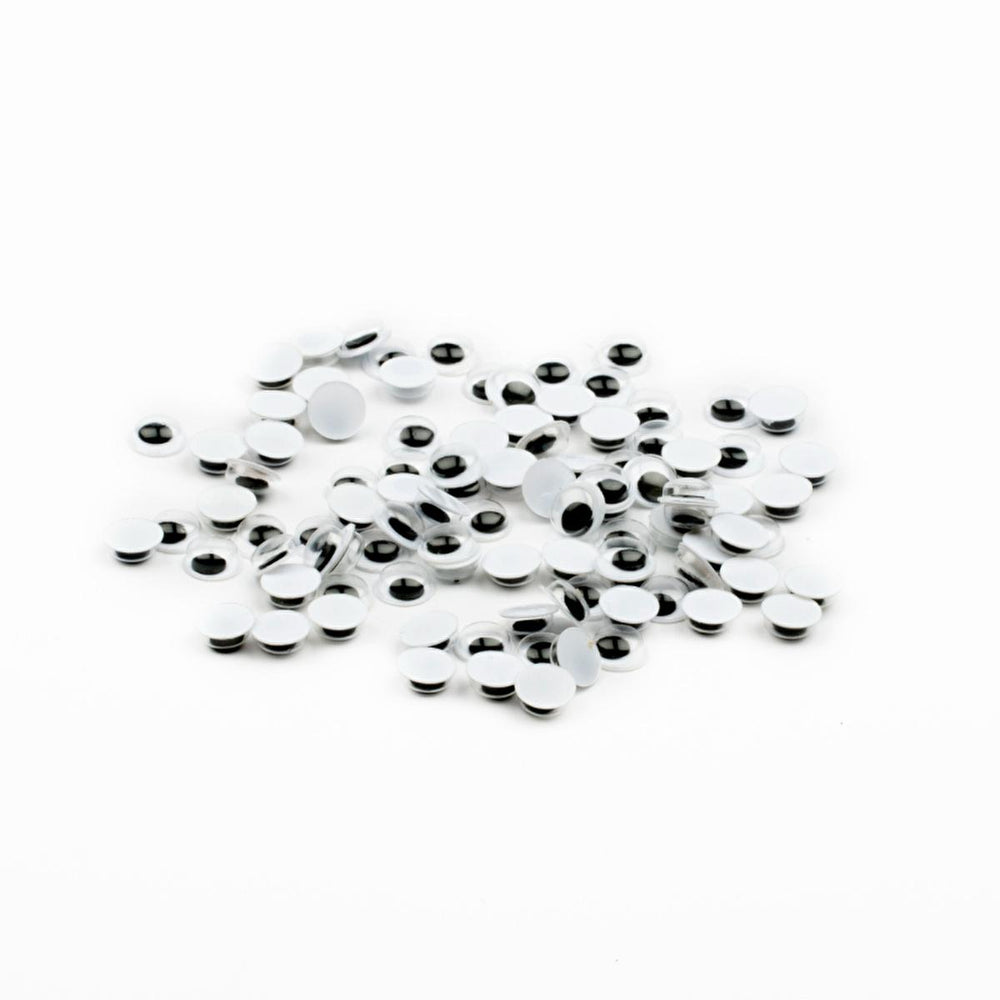 Lino Oynar Göz 7 mm Craft Eyes - Movable Eyes for Dolls and Stuffed Animals, Craft Supplies - Toy