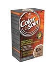 Color&Soin Natural 8N Wheat Germ Blond Hair Dye - Ammonia-Free, Plant-Based Hair Coloring - Hair Dye