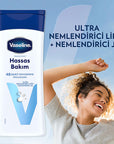Vaseline Body Lotion for Dry and Sensitive Skin - 48 Hour Hydration, Hypoallergenic & Dermatologically Tested Vaseline Body Lotion - 48 Hour Hydration for Dry Skin Vaseline Body Lotion, Sensitive Skin Care, Dry Skin Moisturizer, Hypoallergenic Body Lotion, Long-lasting Hydration, Body Moisturizer, Skincare for Sensitive Skin, Dry Skin Relief, Moisturizing Lotion, Non-Greasy Lotion