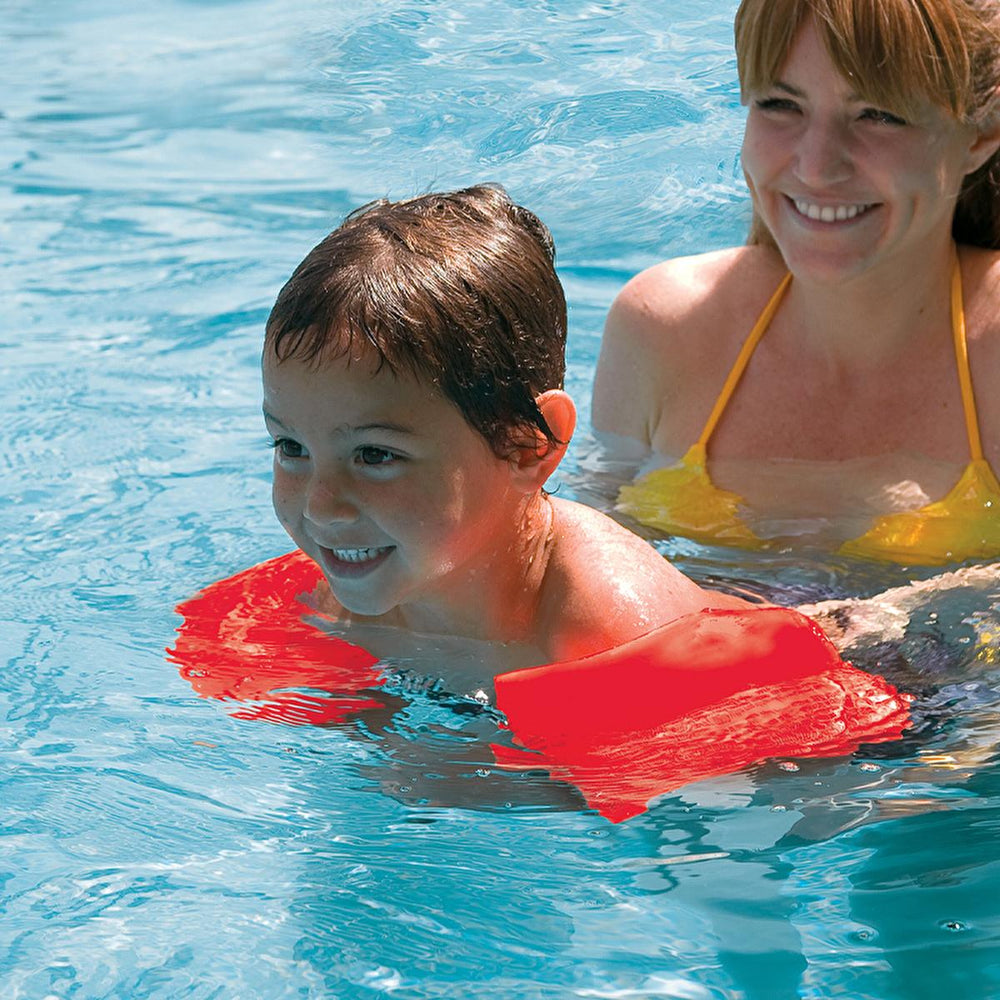 Intex Children's Swim Arm Floats: Double Chamber Design for Enhanced Water Safety (6-12 Years) Intex Kids Swim Arm Floats: Safe Swim Training for Children children's arm floats, swim arm bands, kids swim training aid, inflatable arm floats, swim floaties for kids, children's water safety, arm floats for 6-12 year olds, arm floats, swim training, water safety, kids swimming, inflatable, vinyl, double chamber, buoyancy aid, red, swimming pool, beach, water, summer, swim equipment, swim gear, learning to swim,