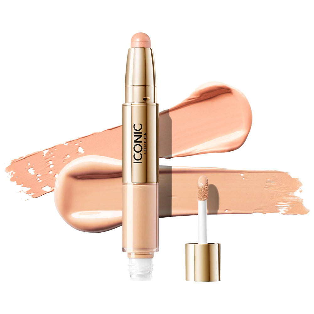 Radiant Concealer & Brightening Crayon Duo - Vegan, Cruelty-Free Makeup for Flawless Skin Radiant Concealer & Brightening Crayon Duo - Vegan & Cruelty-Free vegan concealer, cruelty-free brightening crayon, liquid concealer for dark circles, brightening under-eye makeup, dual-ended concealer and highlighter, makeup for flawless skin, vegan makeup, cruelty-free makeup, concealer for blemishes, under-eye brightening, flawless complexion, beauty essentials, makeup must-haves, vegan beauty products, cruelty-free