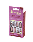 Nascita Pro Love Series Artificial Nails - Reusable, Easy to Apply, Temporary Nail Enhancement Kit - Nail Polish