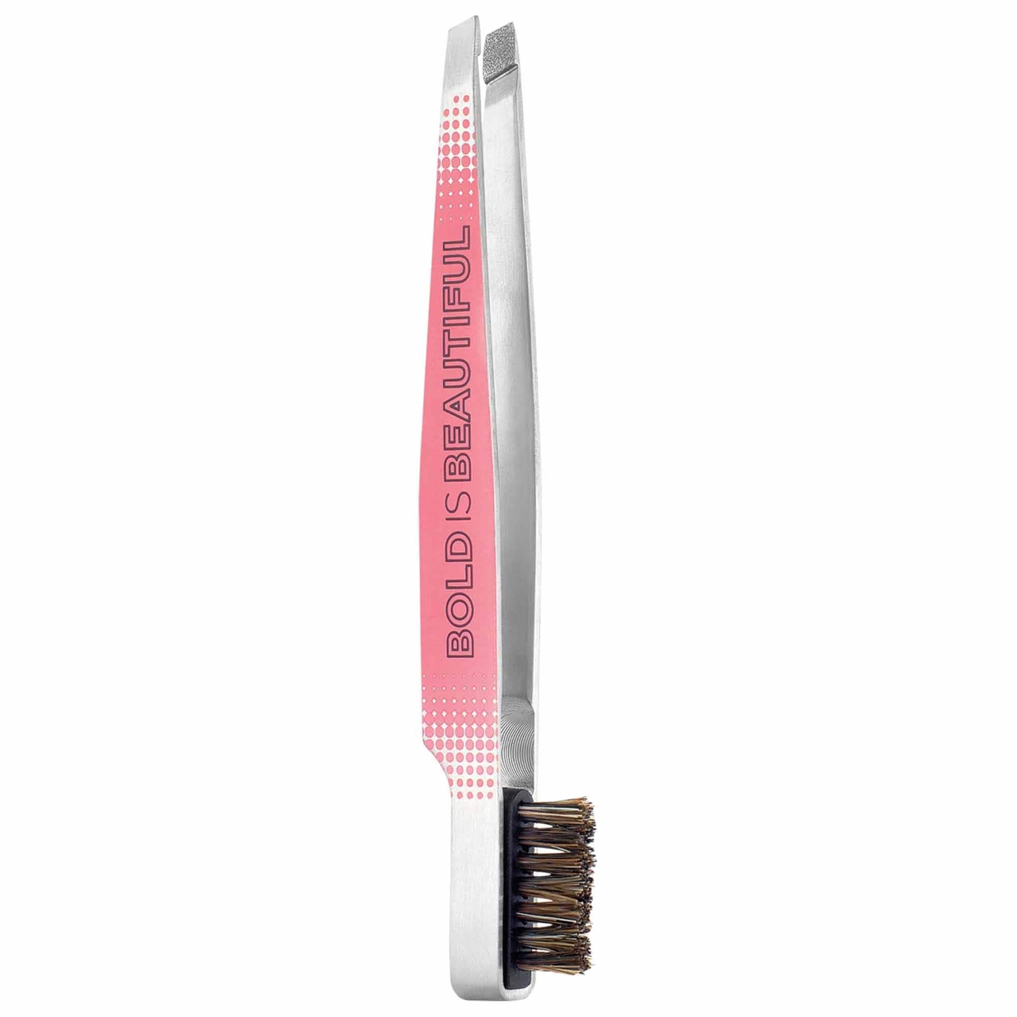 Grooming Tweezer: Diamond Dust Slanted Eyebrow Tweezers & Brow Brush - Precise Shaping & Fine Hair Removal Grooming Tweezer: Diamond Tip Tweezers & Brush for Perfect Brows Eyebrow tweezers, Brow brush, Eyebrow grooming tool, Slanted tweezers, Diamond dust tweezers, Eyebrow shaping, Tweezers for fine hairs, Double-ended eyebrow tool, Beauty tool, Personal care, eyebrow shaping, eyebrow styling, fine hair removal, grooming, beauty, slanted tip, diamond grip, double-ended, personal care, eyebrow maintenance, g