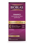 Bioblas Collagen + Keratin Shampoo for Thinning Hair - 12.18 fl oz, Volumizing, Paraben-Free Bioblas Collagen Shampoo - Volumizing & Paraben-Free Collagen Shampoo, Keratin Shampoo, Paraben-free Shampoo, Hair Loss Treatment, Volumizing Shampoo, Bioblas, Hair Care, Hair Nourishment, Hair Strengthening, Chemical-Free Hair Care, Daily Hair Care, Women's Hair Care, Hair Volume, Hair Health