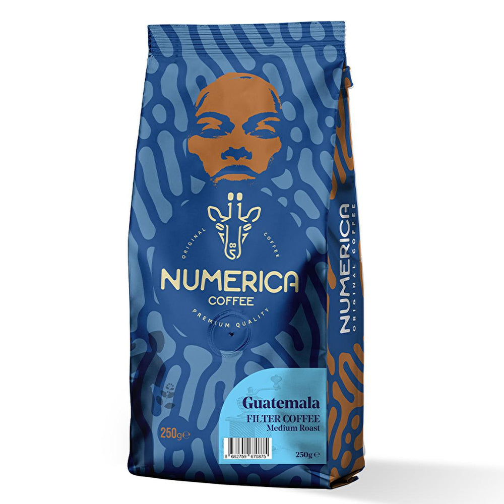 Numerica Single Guatemala Arabica Ground Coffee - 100% Arabica Beans, Smooth, Low Acidity, Rich Flavor - Food & Candy