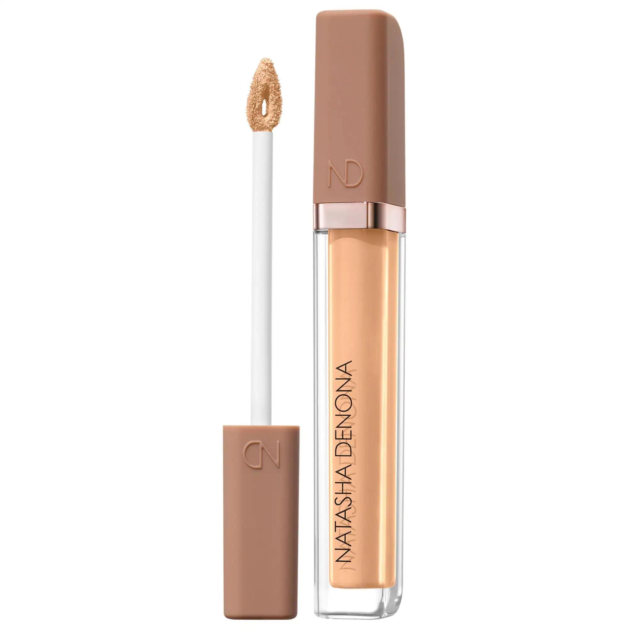 Hy-Glam Brightening & Hydrating Serum Concealer: Medium to Full Coverage, Crease-Proof, Dark Circle Reduction Hy-Glam Serum Concealer: Brighten, Hydrate, Full Coverage serum concealer, brightening concealer, hydrating concealer, full coverage concealer, crease proof concealer, dark circle concealer, under eye concealer, paraben free concealer, cruelty free concealer, medium coverage concealer, concealer, makeup, face makeup, dark circles, puffiness, skincare, beauty, cosmetics, natural finish, long-lasting,