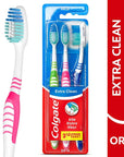 Colgate Manual Toothbrush with Tongue Cleaner - Extra Clean for Effective Oral Hygiene - view 3