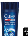 Clear Men Cool Sport Menthol Anti-Dandruff Shampoo - Itch Relief, Oily Scalp Control, Refreshing Menthol - 11.83 fl oz Clear Men Menthol Shampoo: Anti-Dandruff & Itch Relief anti-dandruff shampoo for men, clear men shampoo, menthol shampoo, shampoo for oily scalp, itchy scalp shampoo, dandruff treatment for men, cooling shampoo, Clear Men Cool Sport Menthol, men's shampoo, anti-dandruff, menthol, oily scalp, itchy scalp, dandruff, cooling, hair care, men's grooming, scalp treatment, 3ZeroTech Technology, re