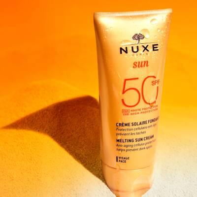 Nuxe Sunscreen Face Cream SPF 50 - Natural Ingredients, Anti-Aging, Non-Comedogenic Nuxe SPF 50 Sunscreen Face Cream - Natural & Anti-Aging Sunscreen face cream, SPF 50 facial sunscreen, Natural ingredients sunscreen, Non-comedogenic face cream, Anti-aging sun protection, Facial skincare, Sun protection, Natural skincare, Anti-aging skincare, Sensitive skin products, Cosmetic sunscreen, Skin care for face