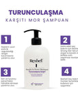 Reshell Purple In Power Anti-Brass Purple Shampoo: Neutralize Orange Tones for Blonde, Grey & Highlighted Hair (500ml) Reshell Purple Shampoo: Anti-Brass Toning for Blonde & Grey Hair purple shampoo, anti-brass shampoo, toning shampoo, shampoo for blonde hair, shampoo for highlighted hair, shampoo for grey hair, neutralizing shampoo, turunculaşma karşıtı şampuan, purple shampoo 500ml, best purple shampoo, blonde hair care, grey hair care, highlighted hair care, anti-yellow shampoo, brassiness control, color
