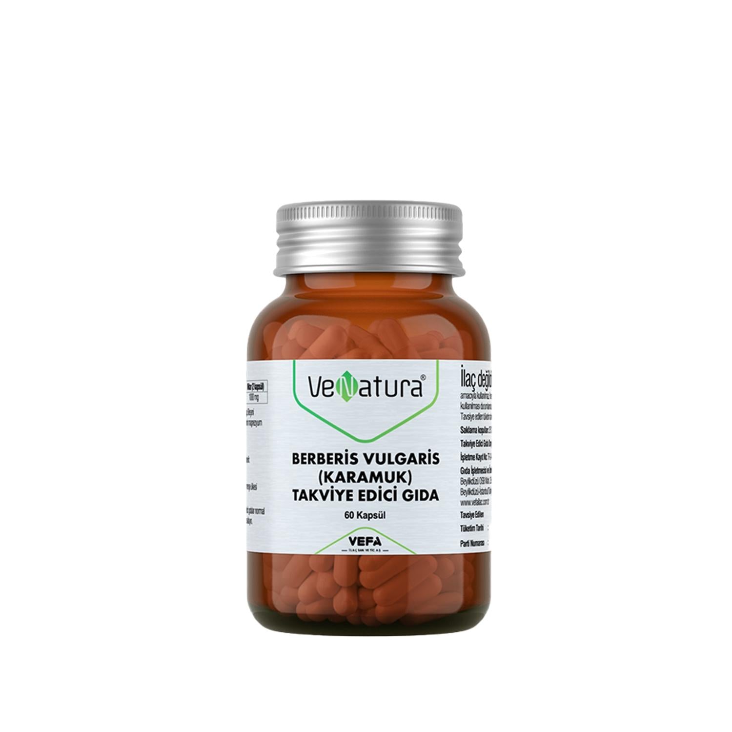 VeNatura Berberis Vulgaris: Natural Berberine Supplement for Enhanced Wellness & Dietary Support - 60 Easy-to-Swallow Capsules VeNatura Berberis Vulgaris Supplement - Natural Dietary Support Berberis Vulgaris supplement, VeNatura Berberis Vulgaris, Dietary supplement capsules, Natural health supplement, Berberine supplement, Herbal supplement capsules, Dietary Supplement, Berberis Vulgaris, natural supplement, wellness, health, capsules, easy to swallow, convenient, long-lasting, nutritional support, genera