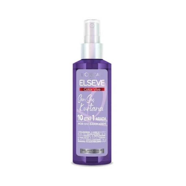 L'Oreal Paris Elseve Color Vive Purple Hair Care Conditioner 5.07 fl oz - Nourishes Colored Hair, Moisturizing & Repair L'Oreal Paris Elseve Color Vive Conditioner - Moisturizing & Repair hair care, colored hair, hair nourishment, moisturizing hair product, hair repair, hair conditioner, L'Oreal Paris, Elseve Color Vive, purple conditioner, 10-in-1 hair benefits, strengthens hair, thickens hair, repairs hair, nourishes hair, moisturizes hair, adds shine, anti-breakage, easy combing, colored hair care, chemi