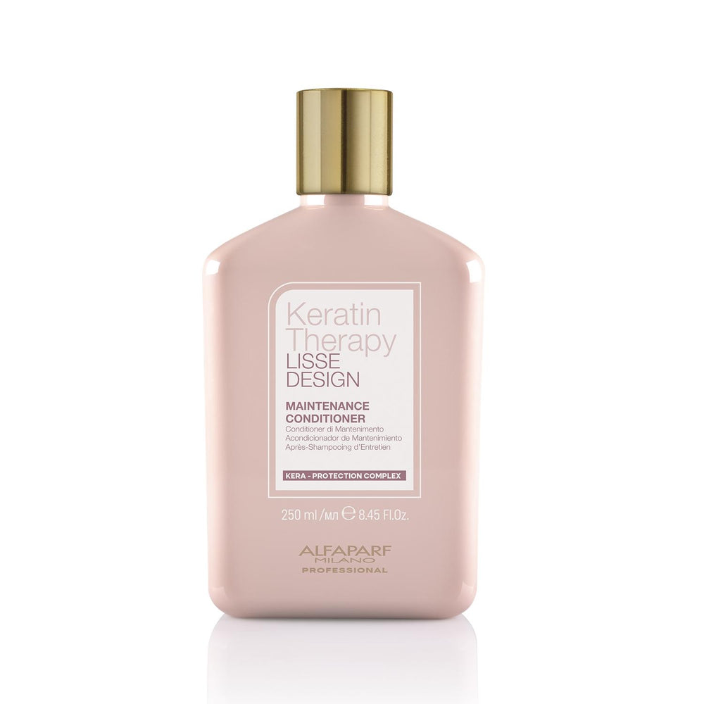 Alfaparf Keratin Therapy Lisse Design Hair Repair Cream - Nourishing Keratin Hair Care for Damaged Hair, 250ml - Hair Mask