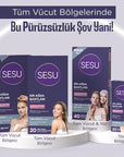Sesu Sensitive Skin Wax Strips - Easy Hair Removal for Short Hair, Sugar-Free Formula Sesu Sensitive Skin Wax Strips - Sugar-Free & Gentle sensitive skin wax strips, easy hair removal, sugar-free wax, body hair removal for sensitive skin, waxing for short hair, hair removal for women, sensitive skin care, wax strips, hair removal products, personal care