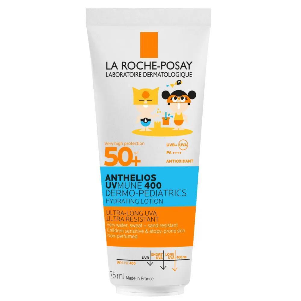 La Roche Posay Anthelios Dermo-Pediatrics Hydrating Milk SPF50+ - Fragrance-Free Sunscreen for Children - 2.54 fl oz La Roche Posay Anthelios SPF50+ Sunscreen for Kids - Fragrance-Free & Hydrating La Roche Posay Anthelios, sunscreen for children, SPF50+ sunscreen, fragrance-free sunscreen, dermopediatrics hydrating milk, children's skincare, sun protection, UVA/UVB protection, hydrating sunscreen, sensitive skin products, pediatric skincare, outdoor protection, beach essentials, family skincare, non-irritat