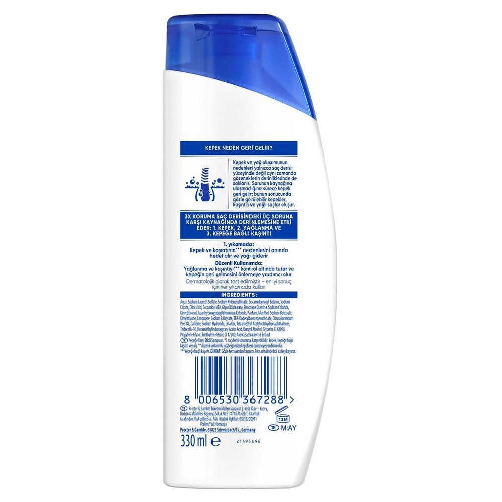 Head & Shoulders Men Sport Fresh Menthol Shampoo 330 ml