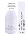 Incia Natural Whitening Roll On Deodorant 50 Ml - Non-Antiperspirant, Natural Mineral Salt, Licorice Root Extract Incia Natural Whitening Deodorant - 50 Ml Natural Deodorant, Whitening Deodorant, Roll On Deodorant, Non-antiperspirant Deodorant, Natural Personal Care, Chemical-Free Deodorant, Skin Whitening, Licorice Root Extract, Natural Mineral Salt, Personal Care, Cosmetics, Hygiene Products, Natural Skincare, Underarm Care