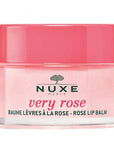 Nuxe Very Rose Lip Balm - Natural Nourishing Rose Oil Moisturizer for Dry Lips - Lip Balm