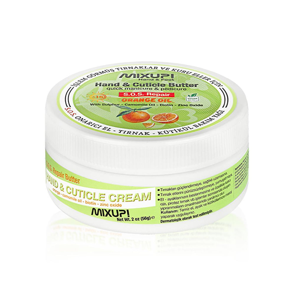 Mixup Nourishing Hand and Nail Oil - Natural Nail Repair with SPF15 - Hand Cream