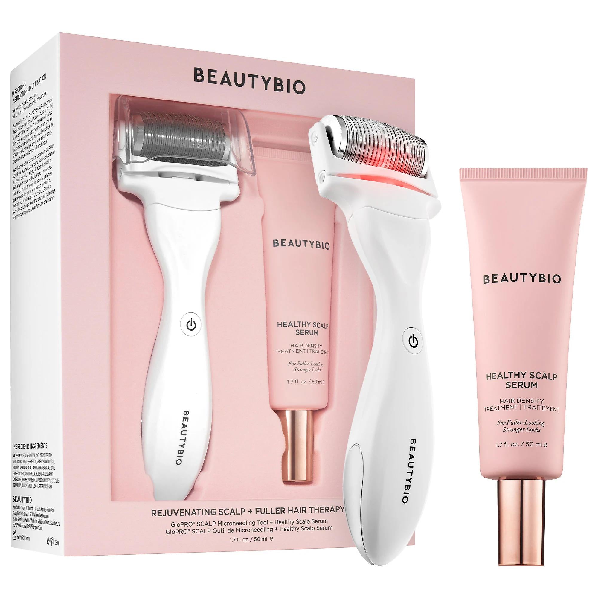 GloPRO® Microneedling Hair Density Treatment Set for Thinning Hair & Scalp Health - At-Home Solution with GloPRO® SCALP Microneedling Tool & Healthy Scalp Serum GloPRO® Microneedling Hair Density Treatment Set - At-Home Hair Loss Solution Microneedling hair treatment, Scalp care for hair loss, At-home hair density improvement, Healthy scalp serum, GloPRO® hair treatment, Hair thinning solution, Postpartum hair loss treatment, Scalp health improvement, Hair care routine, Hair density treatment, Thinning hair