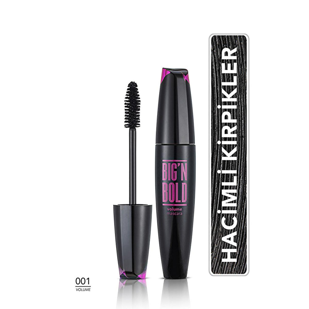 Flormar Big N Bold Volumizing Mascara - Dramatic Eyelash Enhancement, Long-Lasting, Waterproof Option - view 5