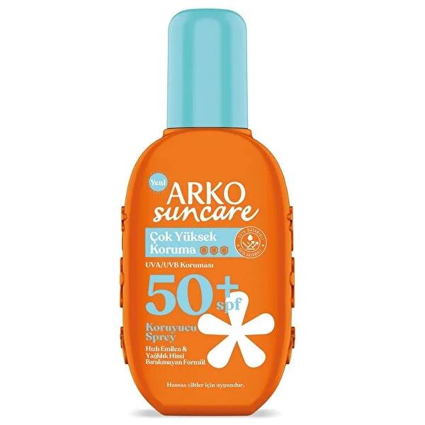 Arko Suncare SPF 50+ Sunscreen Spray for Sensitive Skin - Waterproof, Non-Greasy UVA/UVB Protection Arko Suncare SPF 50+ Sunscreen Spray - Waterproof & Non-Greasy SPF 50+ sunscreen spray, UVA/UVB protection spray, water-resistant sunscreen, sensitive skin sunscreen, non-greasy sun protection, sunscreen for outdoor activities, sun care products, skin protection, beach essentials, outdoor enthusiast gifts