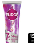 Elidor 7-in-1 Leave-in Hair Care Cream - Nourishing, Anti-Frizz, Heat Protectant Elidor 7-in-1 Leave-in Hair Cream - Nourish & Protect leave-in hair cream, multi-benefit hair care, hair nourishment, anti-frizz hair product, collagen hair care, hair care routine, simplify hair care, nourishing hair cream, heat protectant hair product, long-lasting fragrance, frizz control, soft hair, shiny hair, healthy hair, busy individuals, convenience hair care