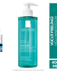 La Roche-Posay Effaclar Micro-Peeling Gel: Salicylic & Glycolic Acid Face & Body Wash | Deep Pore Cleansing, Acne Treatment, & Skin Texture Improvement La Roche-Posay Effaclar Gel: Acne Treatment & Pore Cleansing La Roche Posay Effaclar, micro peeling gel, salicylic acid cleanser, glycolic acid exfoliant, acne treatment face wash, pore cleansing gel, exfoliating body wash, hypoallergenic cleanser, skin texture improvement, facial cleanser, body wash, exfoliant, acne treatment, oily skin, acne-prone skin, se