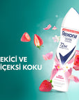 Rexona Women's Deodorant Spray - Sexy Bouquet Fragrance, 72 Hour Protection Rexona Women's Deodorant Spray - 72 Hour Protection Women's Deodorant Spray, Long-lasting Deodorant, Antiperspirant Deodorant, Rexona Deodorant, Sexy Bouquet Fragrance, Floral Fragrance, Confidence, Freshness, Active Women, Personal Care, Hygiene, 72 Hour Protection