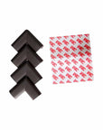 Miny Baby Brown Corner Protector - Soft Rubber Child Safety Protectors for Furniture Edges (4 Pack) Miny Baby Brown Corner Protector - Child Safety Solution baby corner protector, child safety corner protector, rubber corner protector, brown corner protector, childproofing corner protectors, baby safety products, child safety products, furniture edge protectors, soft rubber corner protectors, home safety solutions