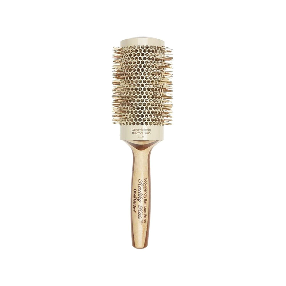 Olivia Garden Bamboo Touch Blowout Thermal Hair Brush Size 53 - Eco-Friendly Thermal Styling for Detangling & Blowout Olivia Garden Bamboo Thermal Hair Brush - Eco-Friendly Blowout Styling Bamboo hair brush, Thermal hair styling, Blowout brush, Olivia Garden hair tools, Eco-friendly hair care, Hair detangling, Thermal styling brush, Bamboo hair care, Gentle hair brush, Hypoallergenic hair brush, Hair styling tools, Blowout styling, Professional hair care, Sustainable hair products