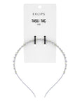 Eklips Gray Rhinestone Headband for Elegant Hair Styling