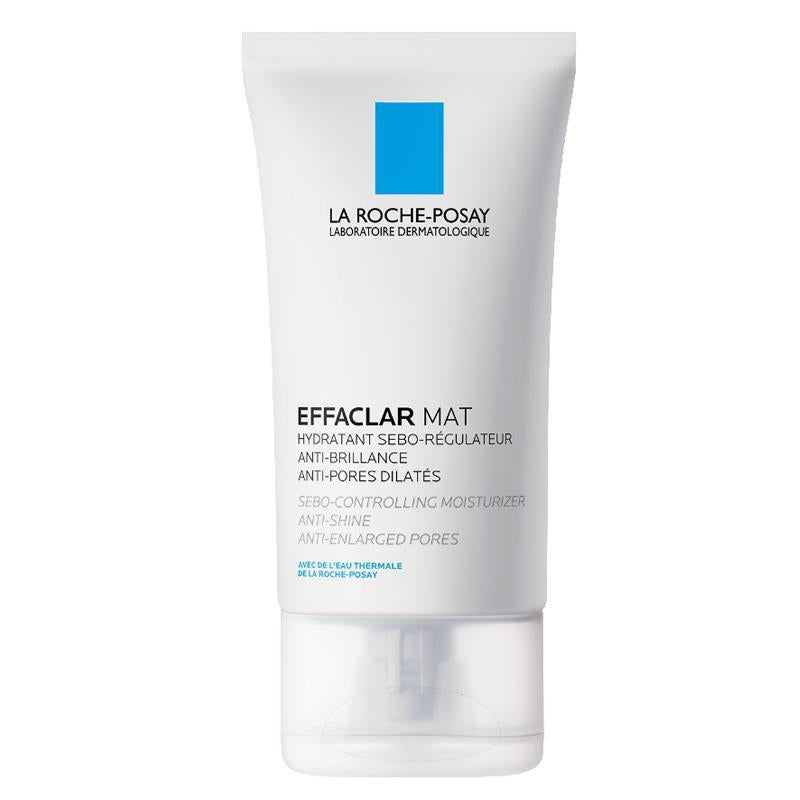 La Roche Posay Effaclar Mat Anti-Shine Moisturizer for Oily Skin - Mattifying, Hydrating, Minimizes Pores - 40ml La Roche Posay Effaclar Mat Moisturizer - Mattifying & Hydrating La Roche Posay Effaclar Mat, Anti-shine moisturizer, Oily skin care, Acne prone skin moisturizer, Mattifying moisturizer, Sebulyse, Mikro-Küreler+ Perlit, LHA, Oil control, Pore minimization, Hydrating moisturizer, Non-comedogenic, Compact size, Travel size, Skincare for oily skin, Acne control, Shine control, Matte finish, Daily mo