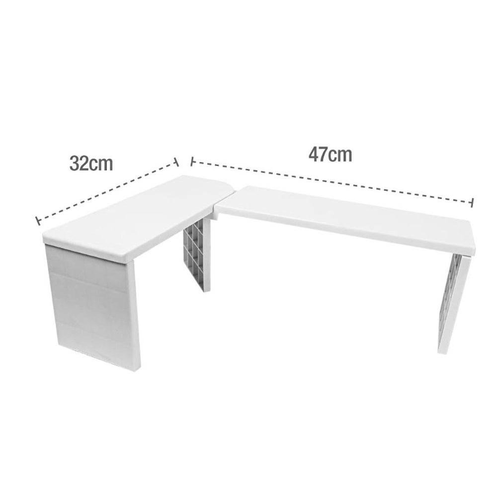 Decobella Adjustable Shelf Organizer - Rotating Storage Solution for Home Organization - view 6