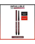 L'Oreal Paris Infaillable Automatic Gel Eyeliner - Velvet Bordeaux, Long-Lasting, Smudge-Proof Burgundy Eye Makeup L'Oreal Velvet Bordeaux Gel Eyeliner | Long-Lasting, Smudge-Proof gel eyeliner, automatic eyeliner pencil, burgundy eyeliner, velvet bordeaux eyeliner, long-lasting eyeliner, water resistant eyeliner, Loreal eyeliner, eye makeup, smudge proof eyeliner, eyeliner, eye liner, burgundy eye makeup, velvet bordeaux eye makeup, long lasting eye liner, water resistant eye liner, Loreal eye liner, smudg