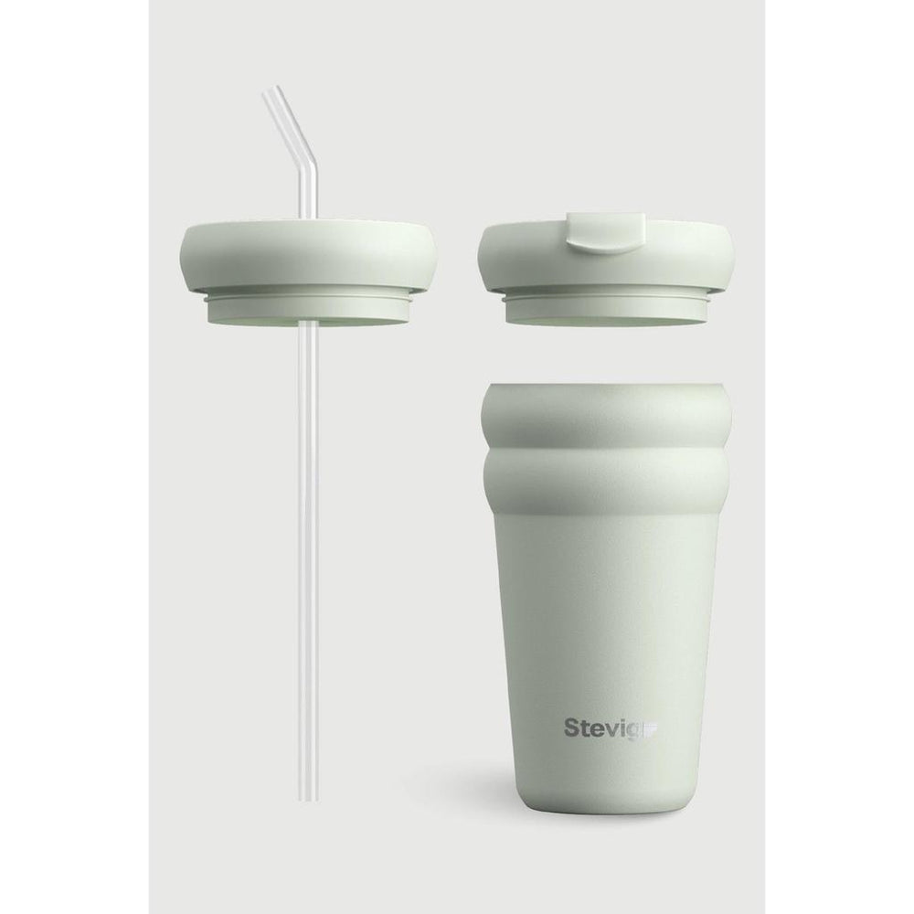 Stevig Bubble Stainless Steel Thermos in Lightest Sky 600ml