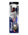 Signal Manual Toothbrush Performance Black - Soft Bristle, Ergonomic Design for Gentle Gum Care Signal Performance Black Soft Bristle Toothbrush manual toothbrush, soft bristle toothbrush, ergonomic toothbrush, gentle gum care toothbrush, toothbrush with tongue cleaner, oral hygiene, sensitive teeth, gum care, fresh breath, Signal