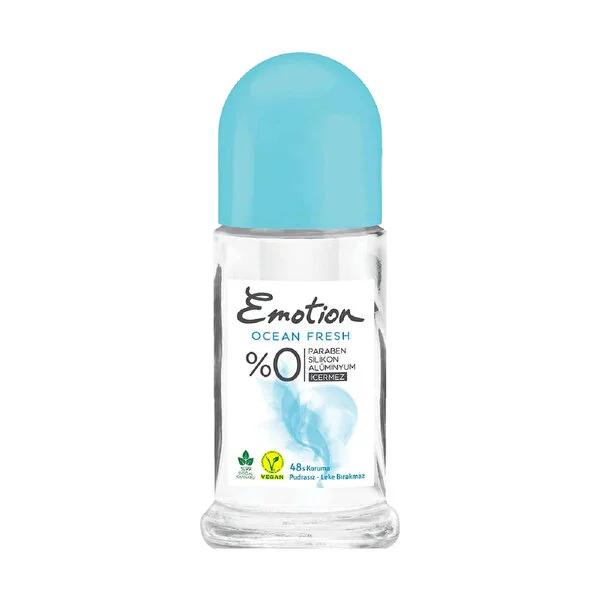 Emotion Ocean Fresh Roll-On Deodorant - Natural, Vegan, Aluminum-Free - 50ml Emotion Ocean Fresh Deodorant - Natural & Vegan natural deodorant,vegan roll-on,aluminum-free deodorant,paraben-free personal care,roll-on deodorant for sensitive skin,personal care,natural personal care,vegan personal care,deodorant for sensitive skin,eco-friendly deodorant,chemical-free deodorant,refreshing deodorant,Ocean Fresh