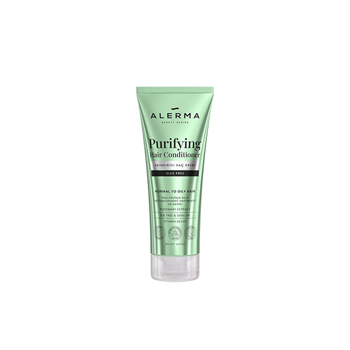 Alerma Sulfate-Free Shampoo for Oily Hair - 6.76 fl oz, Vegan & Cruelty-Free with Rosemary Extract & Tea Tree Oil Alerma Sulfate-Free Shampoo for Oily Hair - Vegan & Cruelty-Free sulfate-free shampoo, vegan hair care, oily hair cleansing, natural shampoo, rosemary extract hair benefits, cruelty-free hair care, gentle cleansing, paraben-free shampoo, tea tree oil hair benefits, sage oil hair benefits, eco-friendly hair products